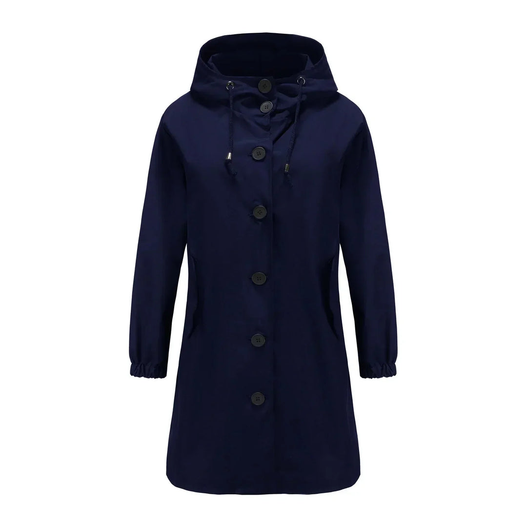 Veste imperméable pour femme avec capuche