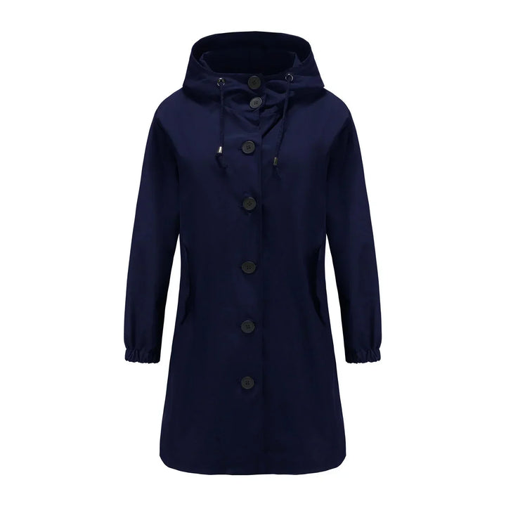 Veste imperméable pour femme avec capuche