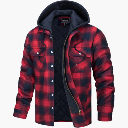 Manteau d'hiver chaud doublé à capuche