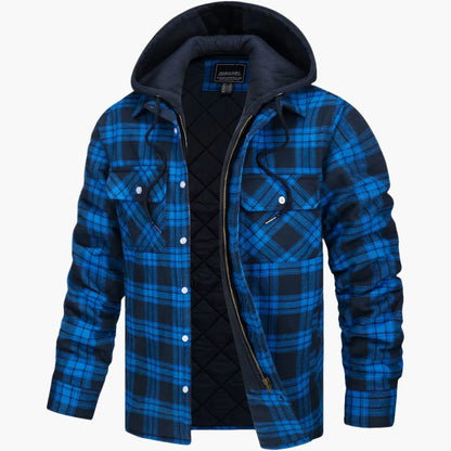 Manteau d'hiver chaud doublé à capuche