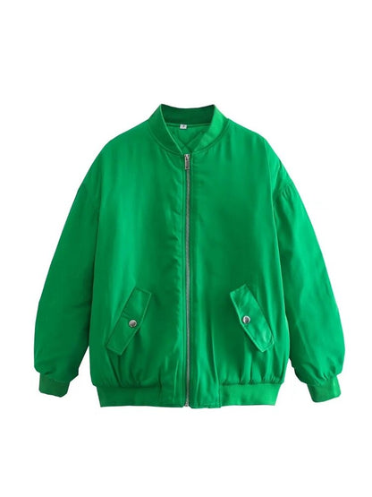 Bomber réversible oversize pour femme