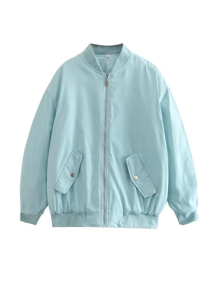 Bomber réversible oversize pour femme