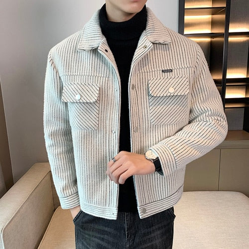 Veste homme premium style cuir