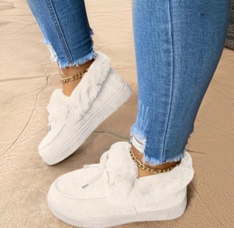 Bottes d'hiver élégantes avec doublure en fourrure