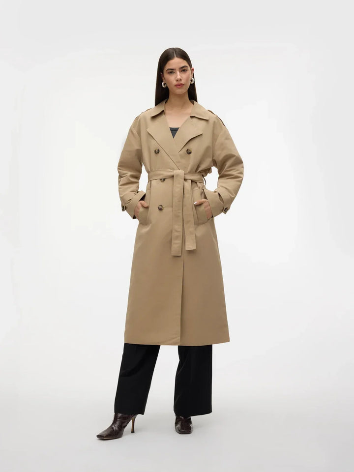 Trench-coat femme élégant, déperlant