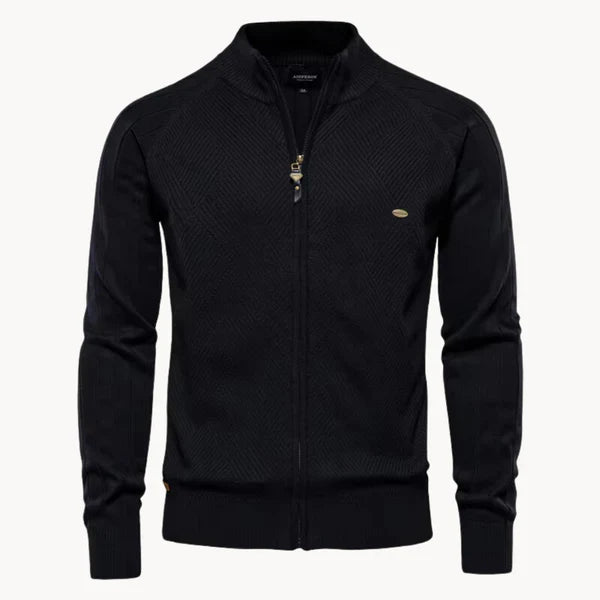 Cardigan homme chaud confortable zippé