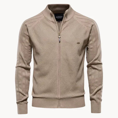 Cardigan homme chaud confortable zippé