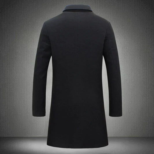 Herren Wintermantel Victor Wolle Elegant - IdealeKleiden