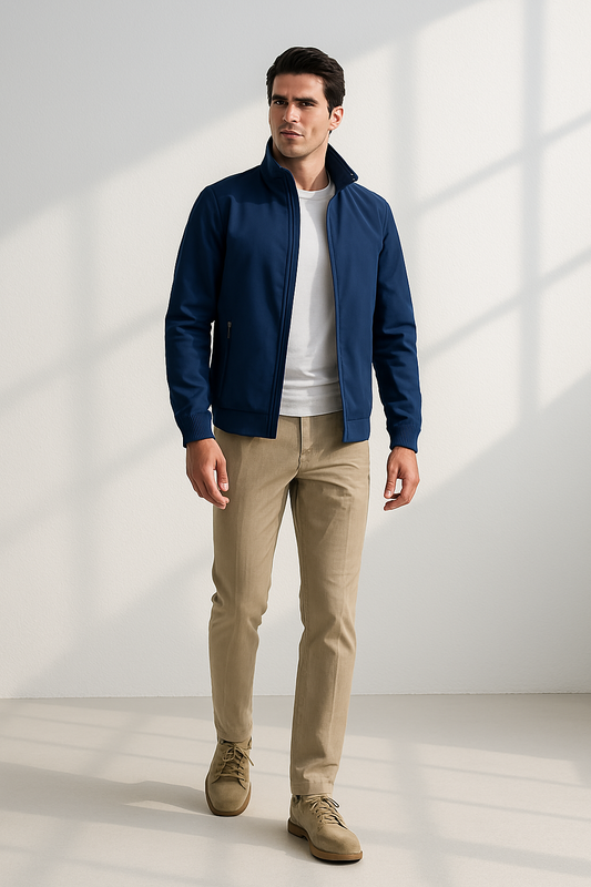 Herren Sommerjacke Leicht Komfortabel - IdealeKleiden