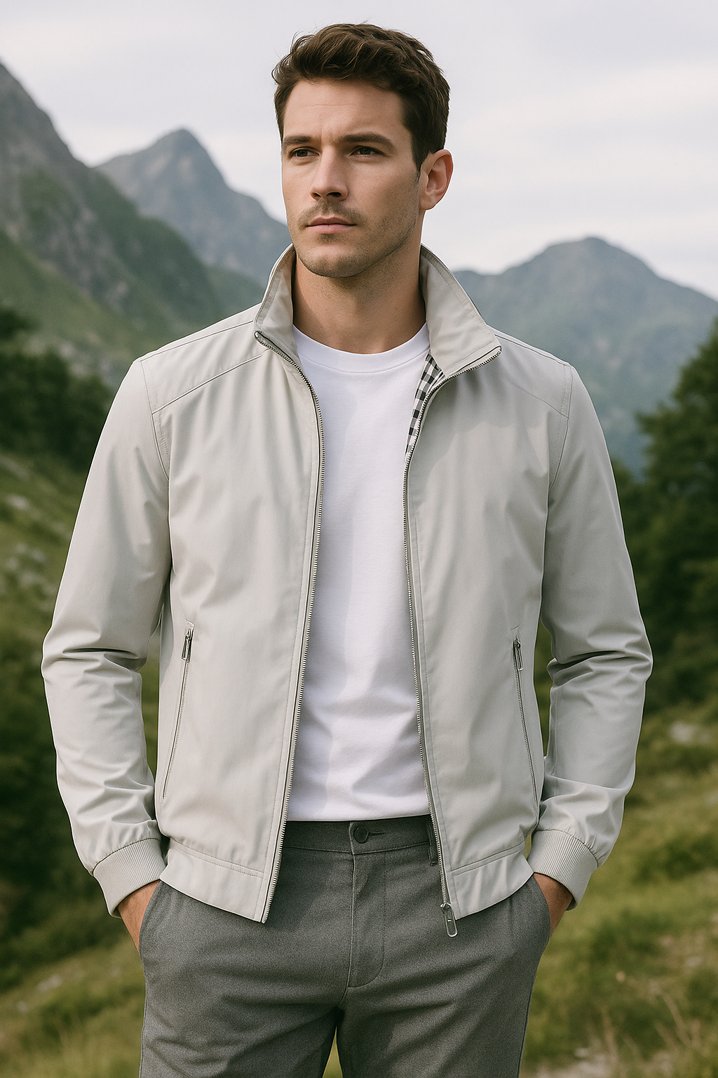 Veste d'été pour homme, légère et confortable