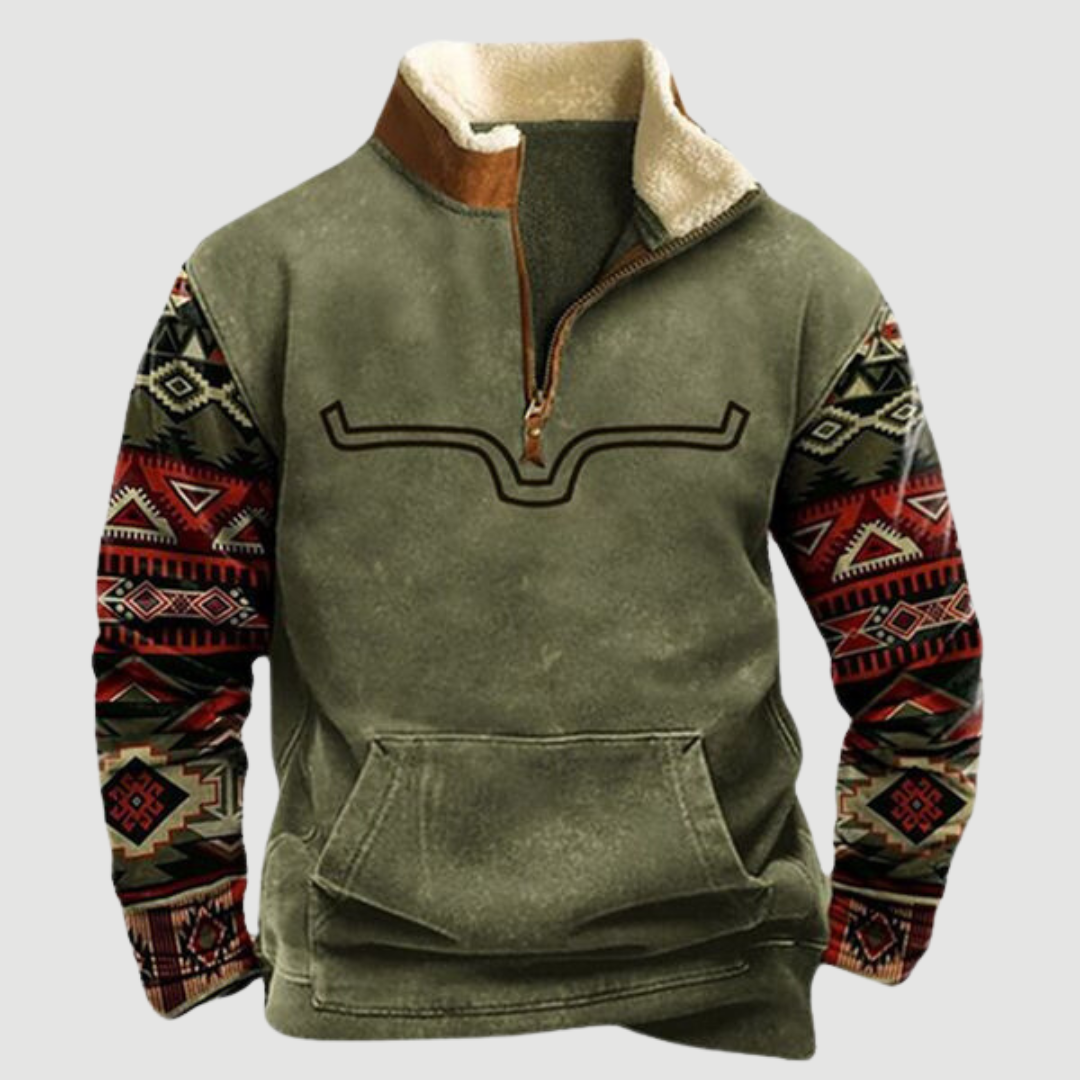 Polaire homme chaude avec fermeture éclair, veste d'hiver