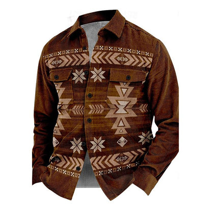 Veste Vintage Homme avec Boutons Élégante