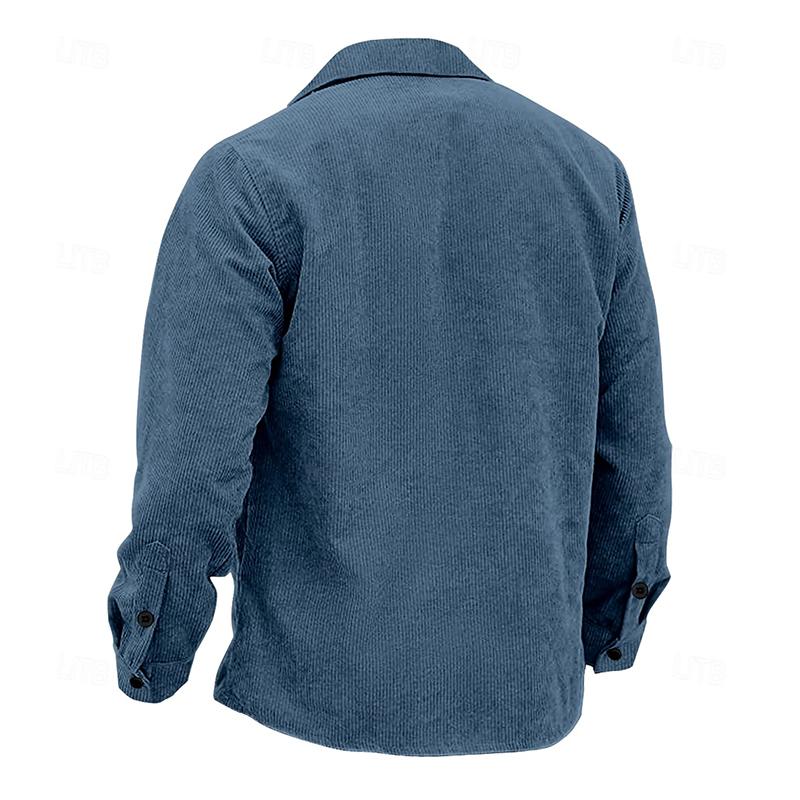 HerrenVintage Jacke mit Knöpfen Stilvoll - IdealeKleiden