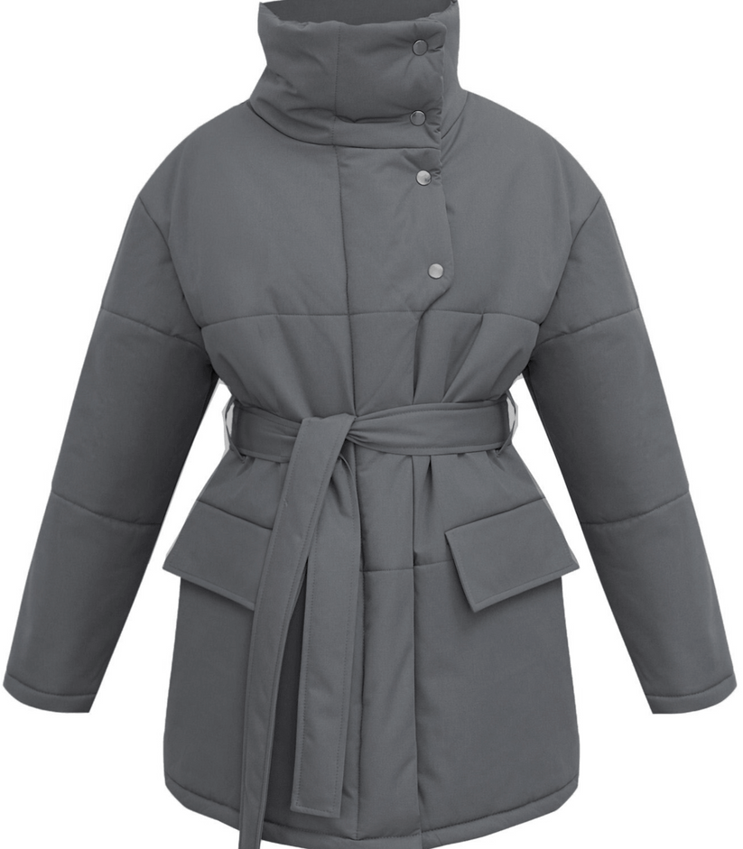 Veste de bureau classique avec ceinture pour femme