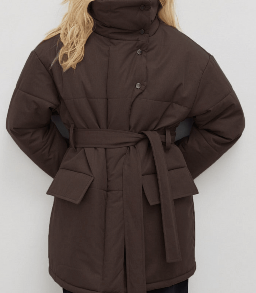 Veste de bureau classique avec ceinture pour femme