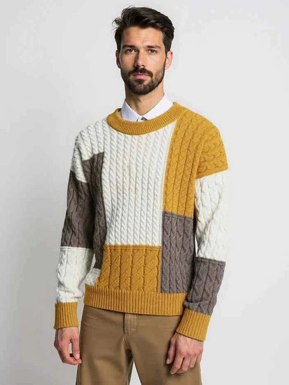 Pull-over homme style rétro