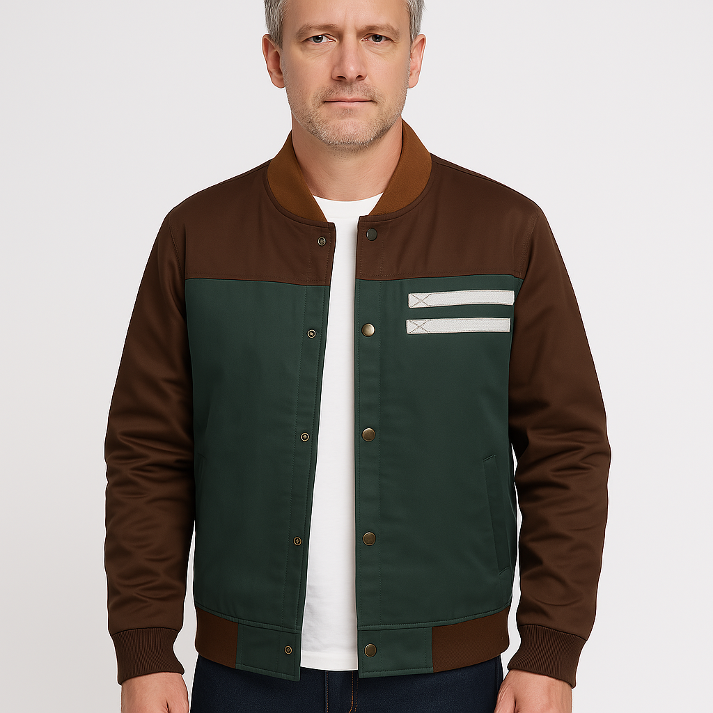Blouson aviateur léger de style vintage pour homme