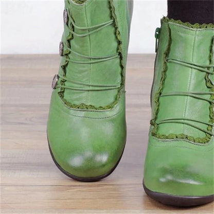 Bottines femme victoriennes à lacets