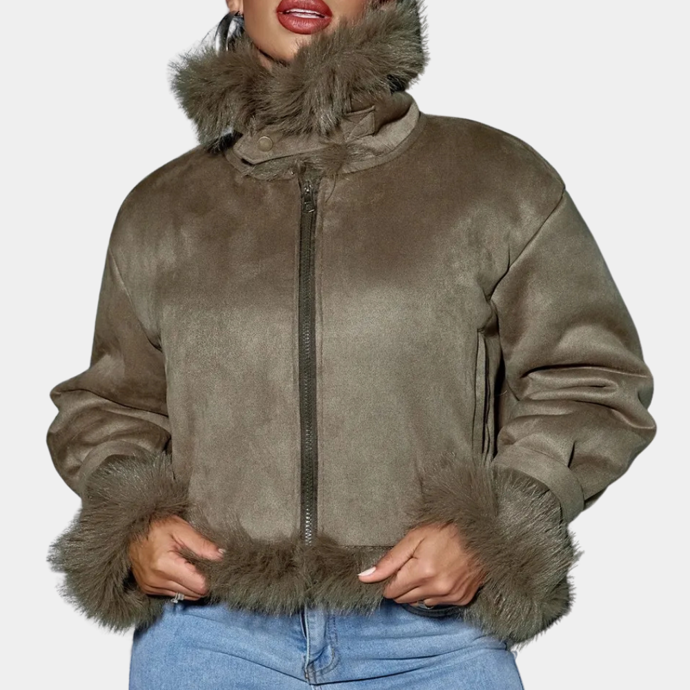 Veste d'hiver élégante pour femme, moderne