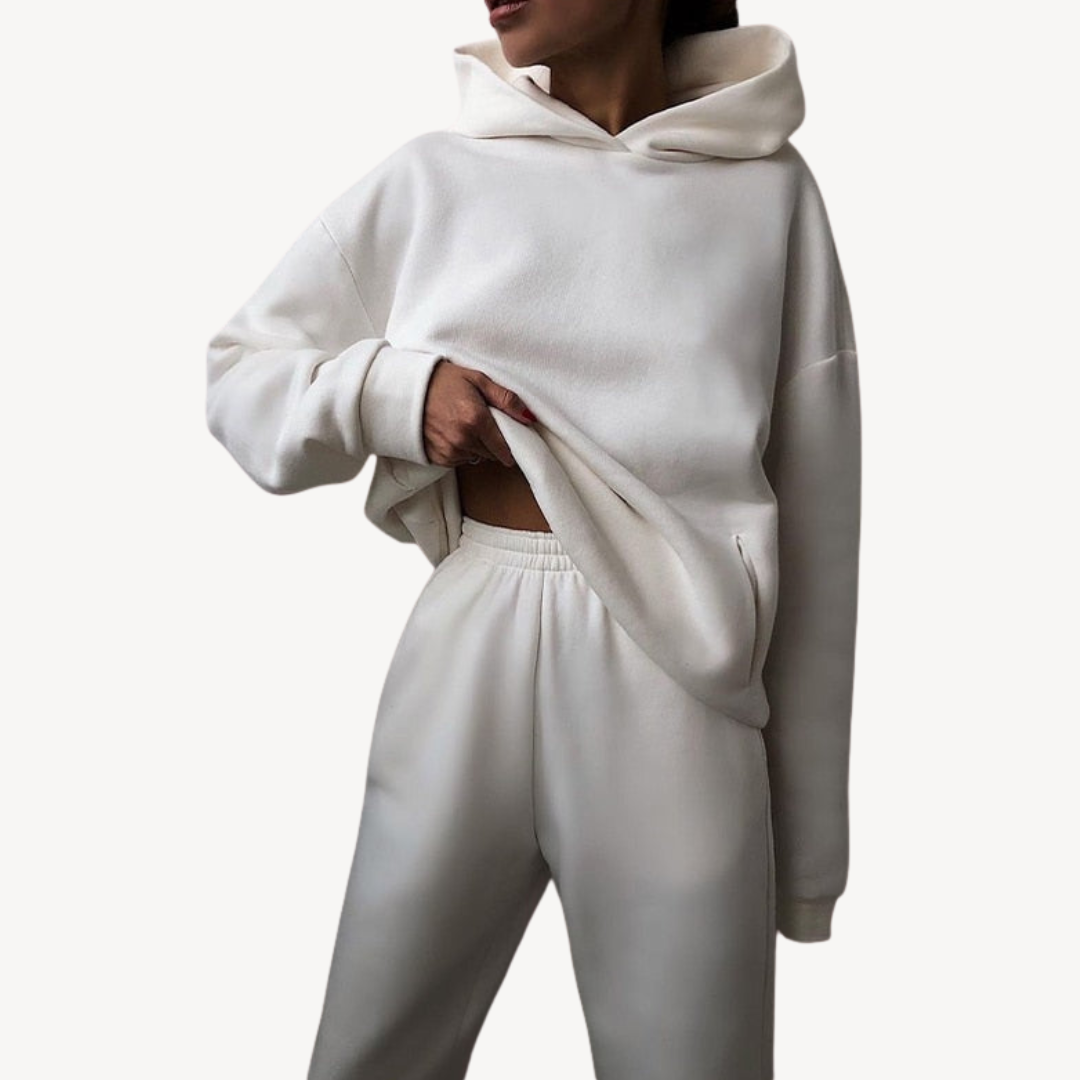 Ensemble jogging et sweat à capuche confortable pour femme