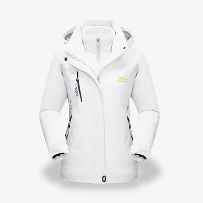 Veste de ski 3 en 1 imperméable pour femme