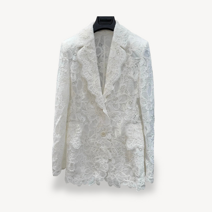 Blazer élégant pour femme avec dentelle
