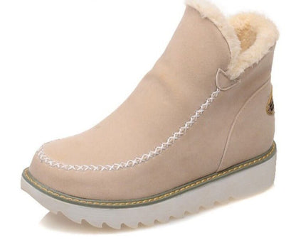 Bottes en polaire pour femme Chaudes Confortables Hiver