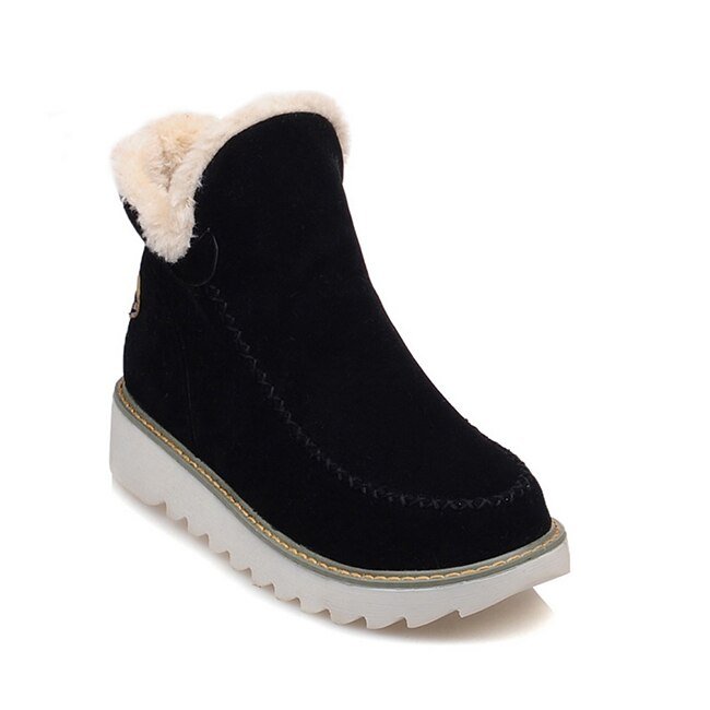 Bottes en polaire pour femme Chaudes Confortables Hiver