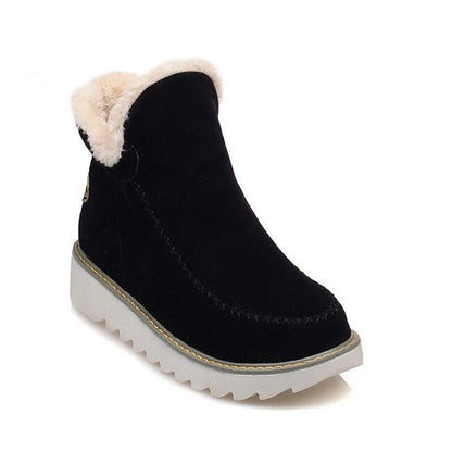 Bottes en polaire pour femme Chaudes Confortables Hiver