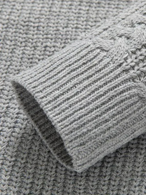Stilvolle Männer Rollkragen Sweater - IdealeKleiden