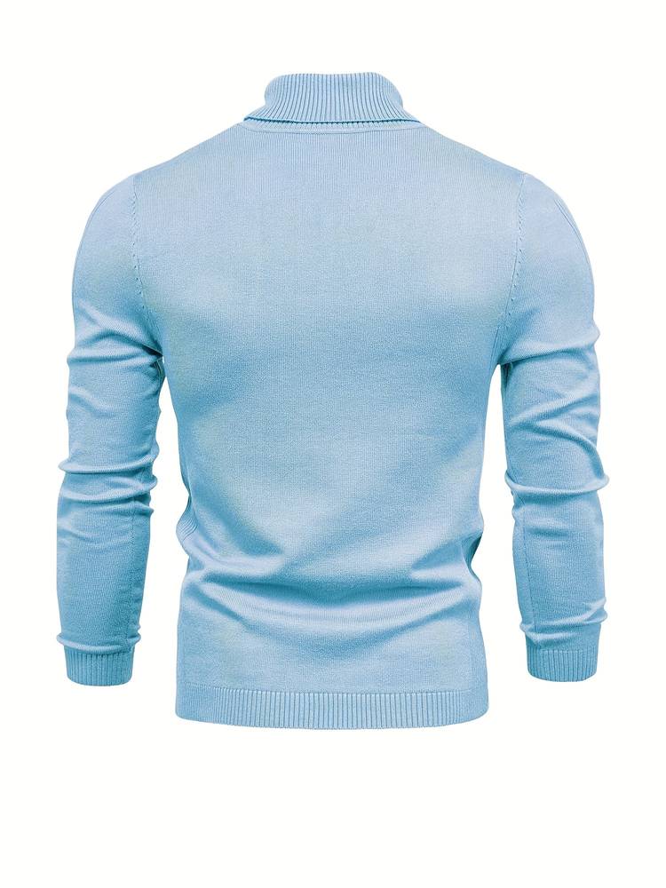 Herren Rollkragenpullover Warm &amp; Bequem - IdealeKleiden
