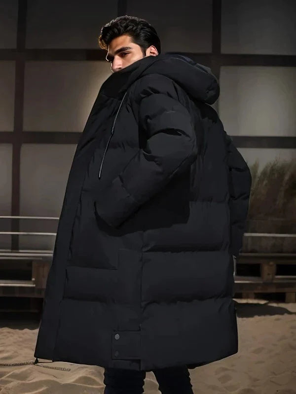 Wintermantel Damen Lang Warm Versteppt - IdealeKleiden