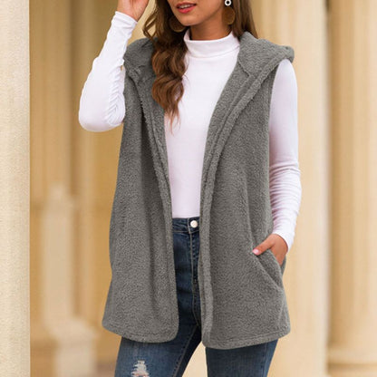 Gilet polaire douillet sans manches confortable