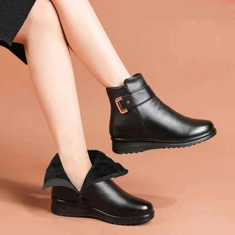 Bottes de neige chaudes femme hiver