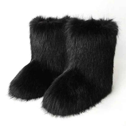 Chaussures d'hiver femme chaudes et isolées