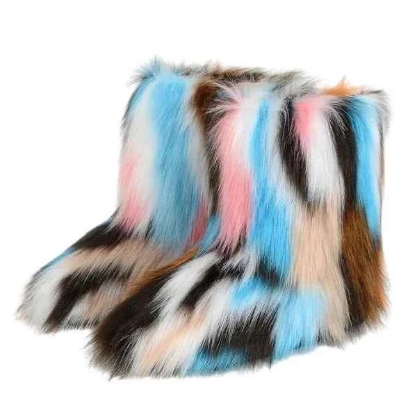 Chaussures d'hiver femme chaudes et isolées
