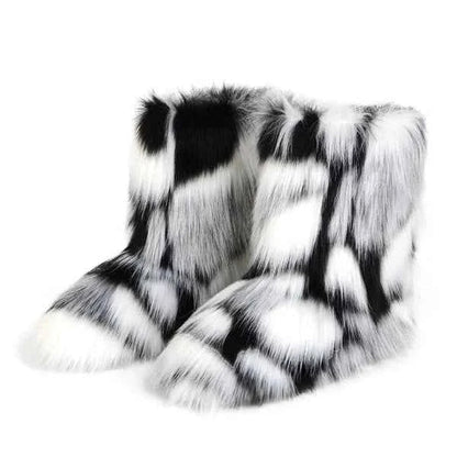Chaussures d'hiver femme chaudes et isolées