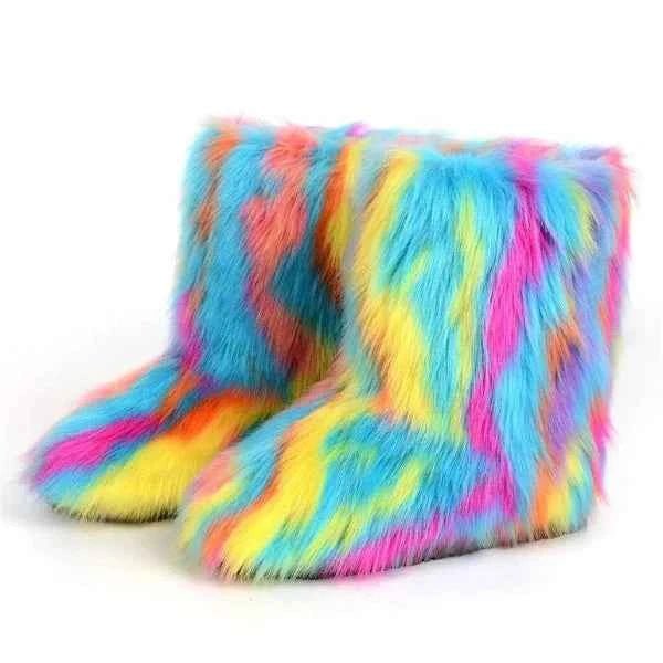 Chaussures d'hiver femme chaudes et isolées