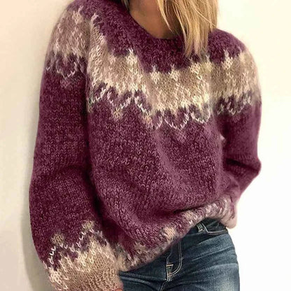 Pull en fines côtes douces