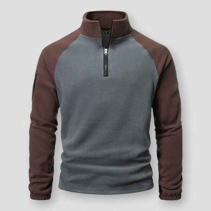 Pull pour homme en polaire chaude