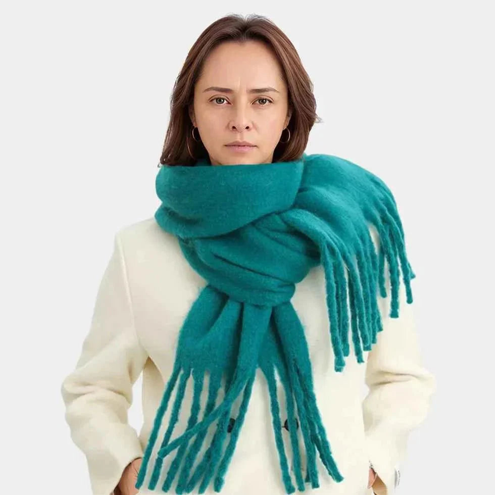 Grande écharpe d'hiver douce pour femme