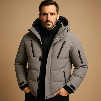 Manteau long élégant d'hiver pour hommes