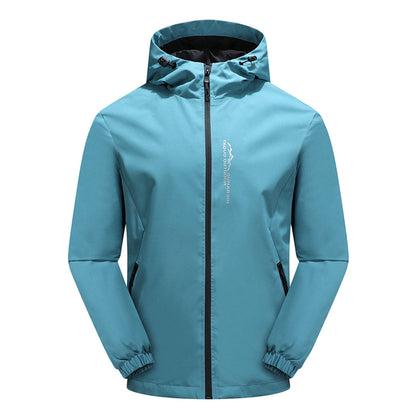 Veste outdoor imperméable à capuche femme homme