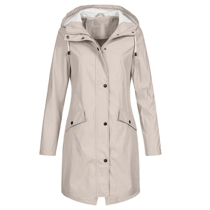 Grand imperméable imperméable à capuche