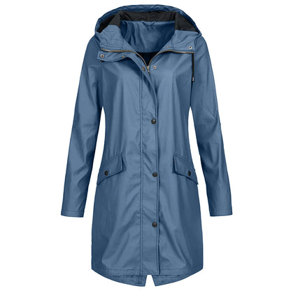 Grand imperméable imperméable à capuche