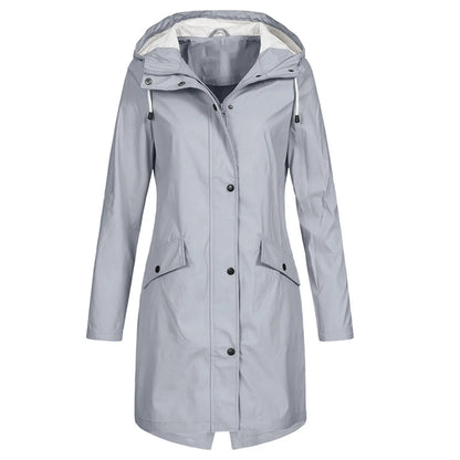 Grand imperméable imperméable à capuche