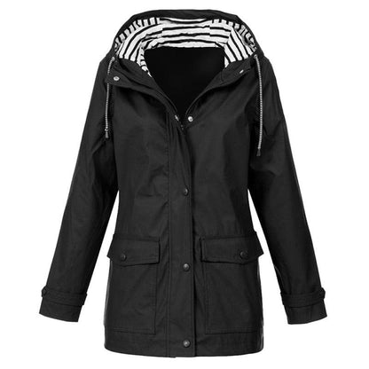 Veste de pluie imperméable pour femmes Élégante et fonctionnelle