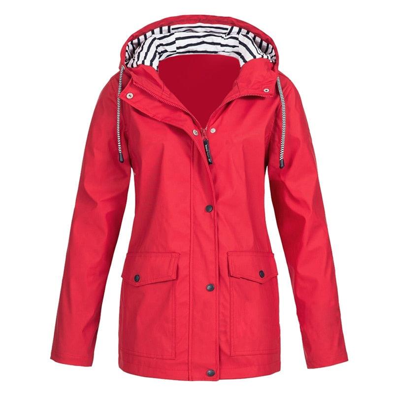 Veste de pluie imperméable pour femmes Élégante et fonctionnelle