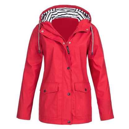 Veste de pluie imperméable pour femmes Élégante et fonctionnelle