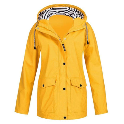Veste de pluie imperméable pour femmes Élégante et fonctionnelle